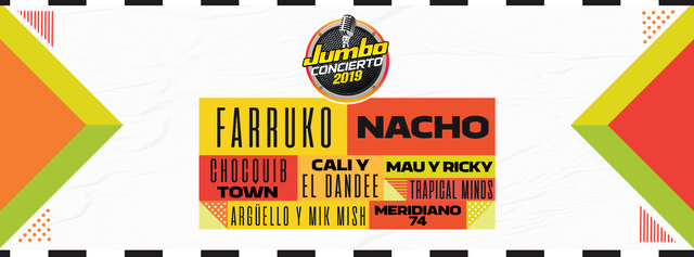 Jumbo Concierto 2019 en Bogota